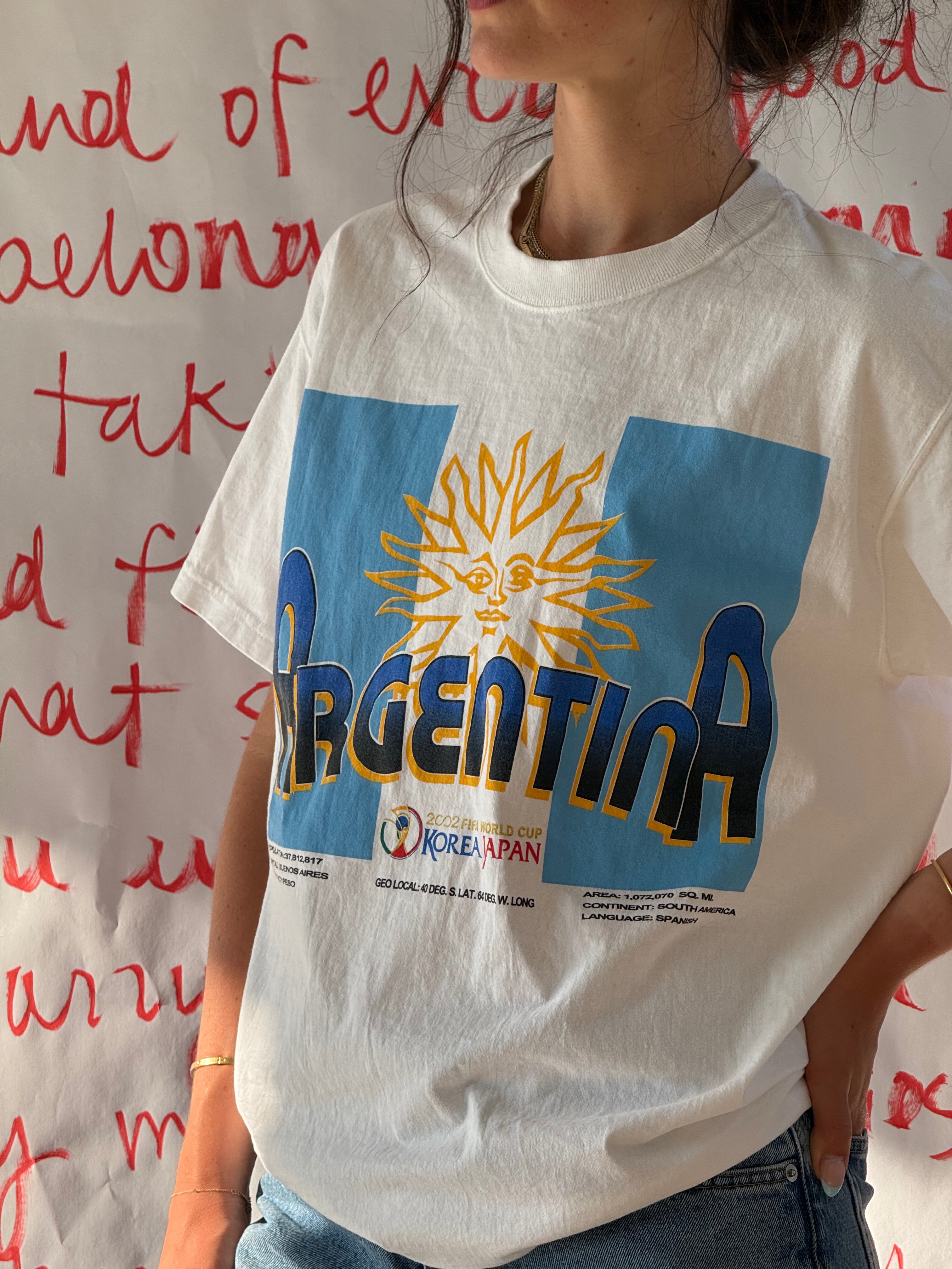 Summer of Soccer Vintage Tee: Argentina