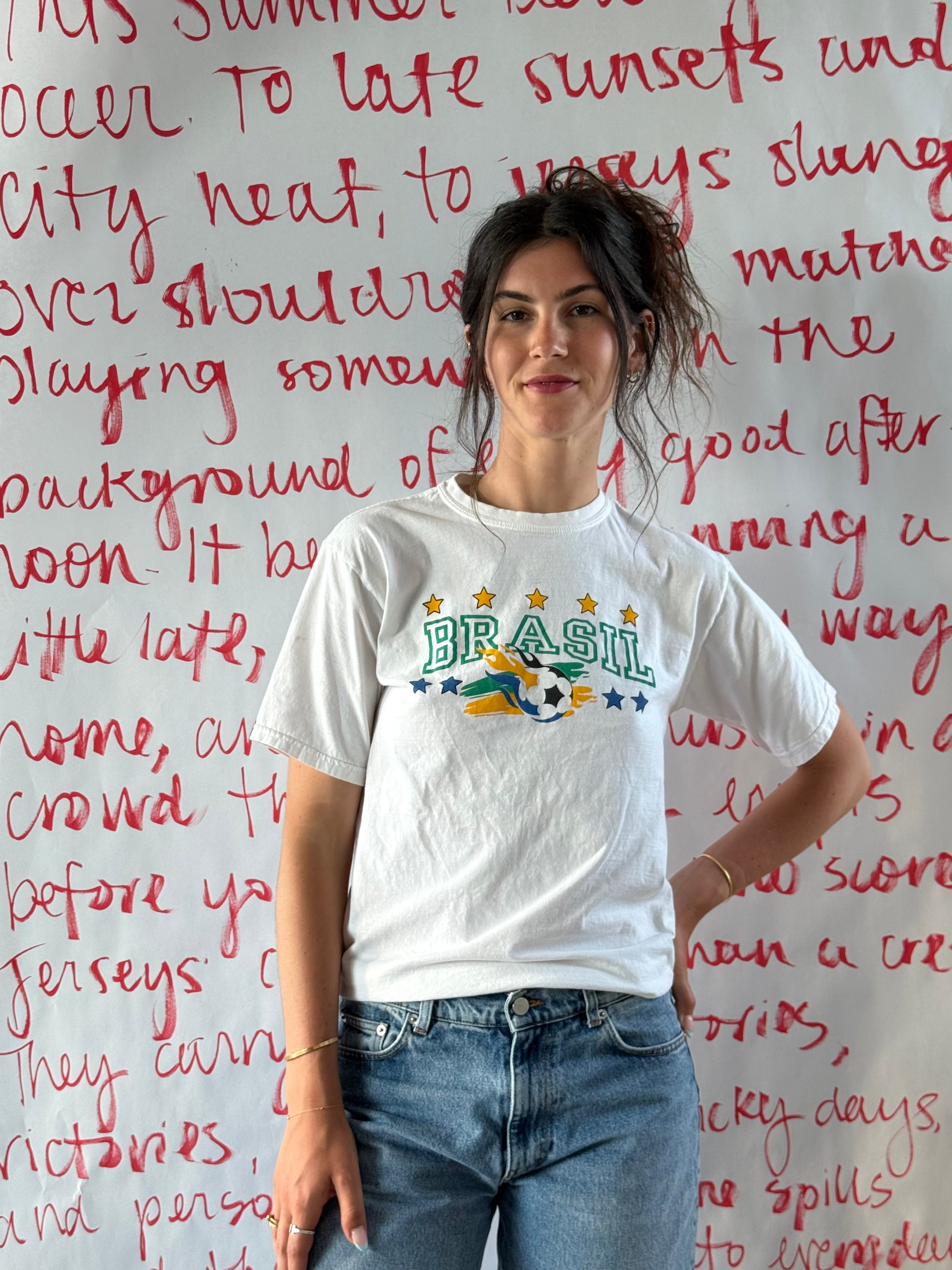 Summer of Soccer Vintage Tee: Brazil