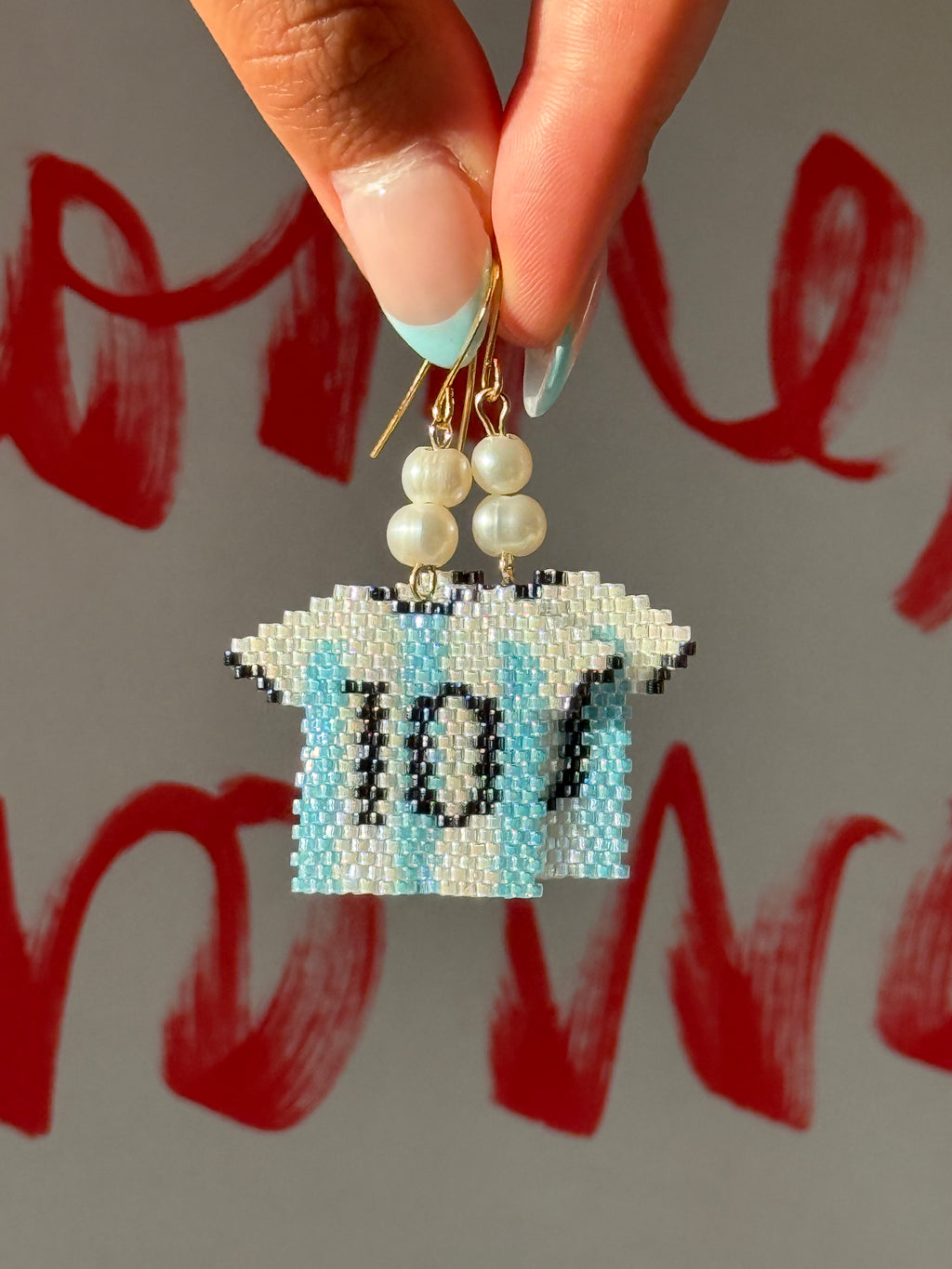 Argentina World Cup Earrings