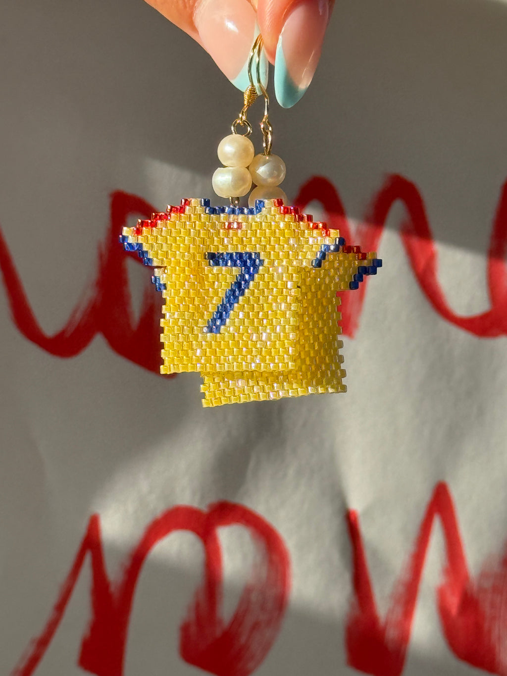 Colombia World Cup Earrings