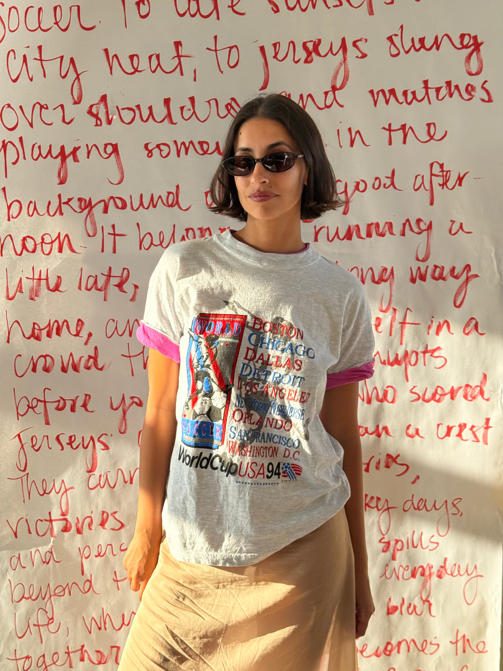 Summer of Soccer Vintage Tee: USA