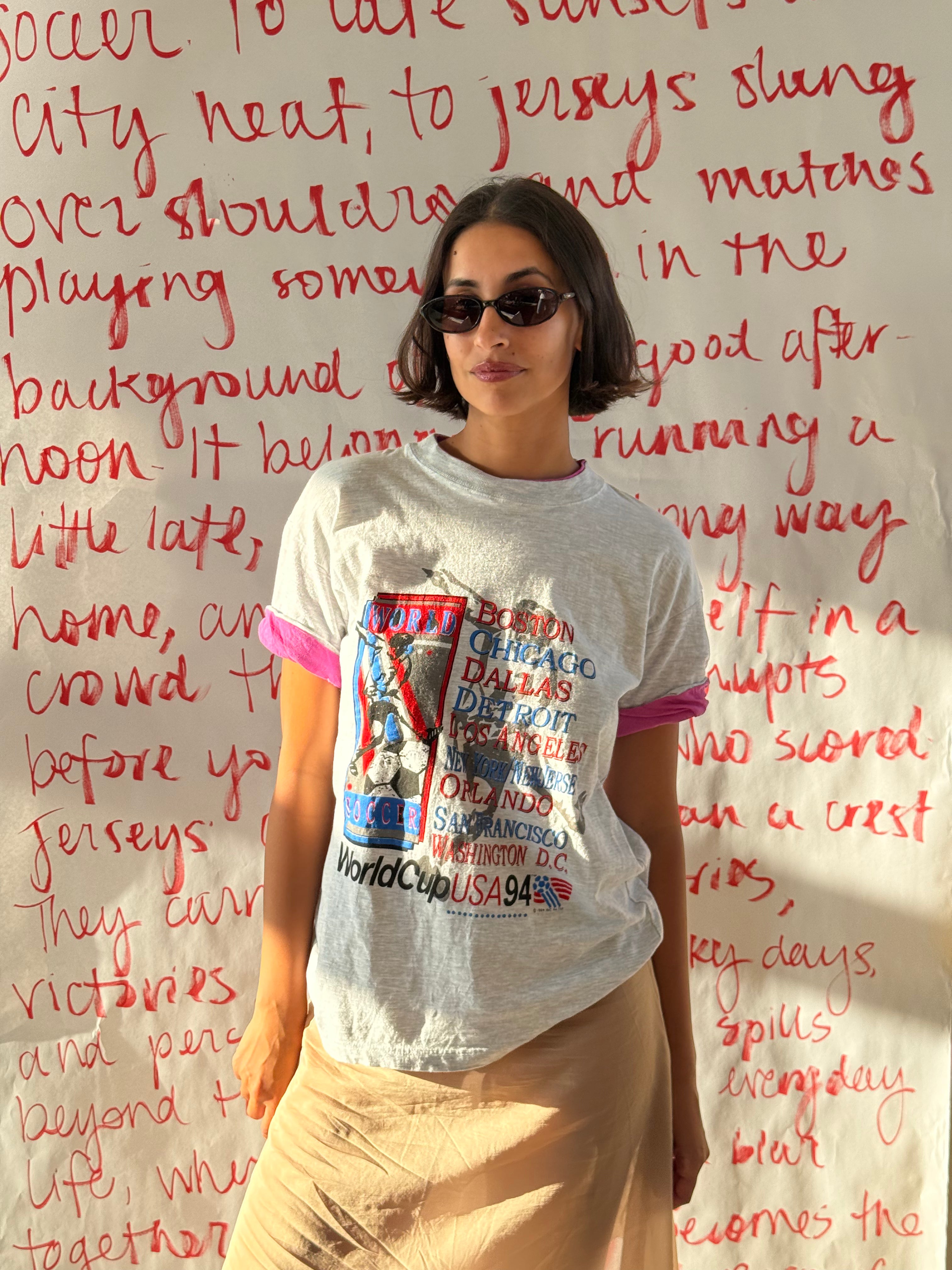 Summer of Soccer Vintage Tee: USA