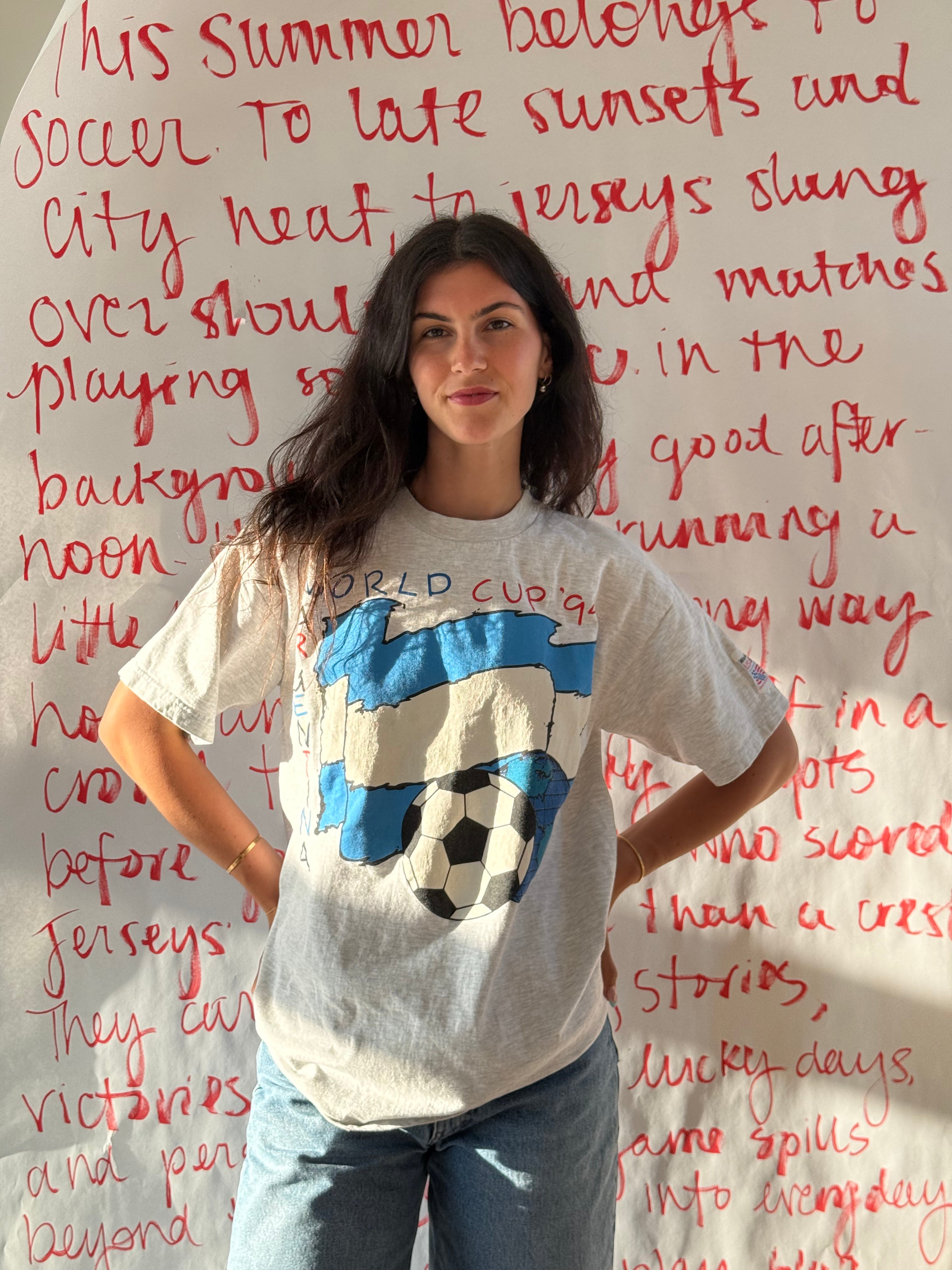Summer of Soccer Vintage Tee: Argentina