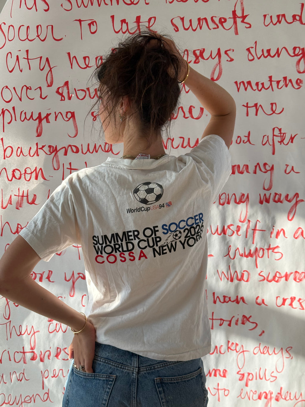 Summer of Soccer Vintage Tee: USA