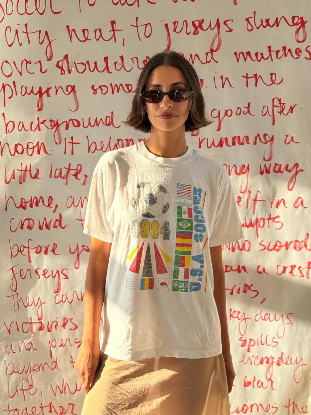 Summer of Soccer Vintage Tee: USA