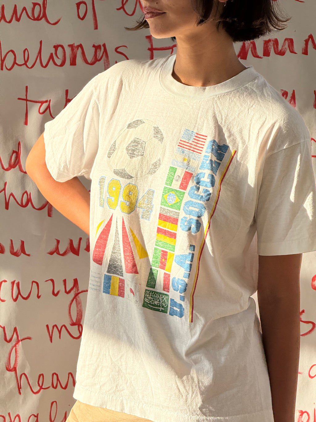 Summer of Soccer Vintage Tee: USA